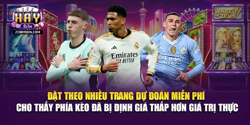 Đặt theo nhiều trang dự đoán miễn phí cho thấy phía kèo đã bị định giá thấp hơn giá trị thực