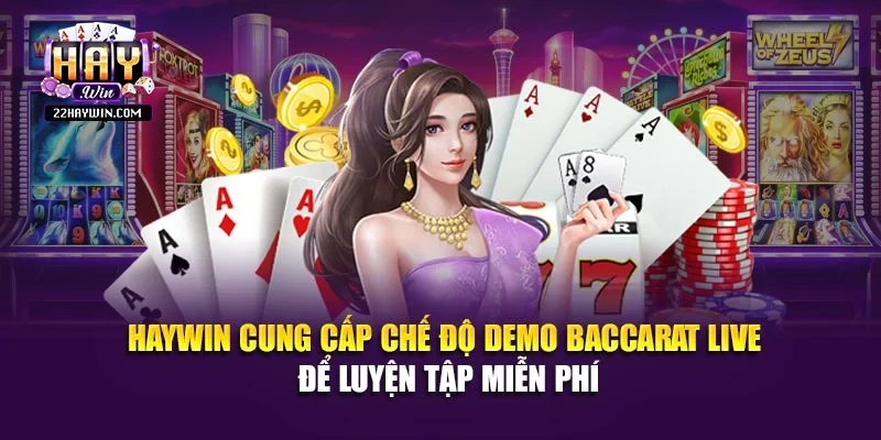 Haywin cung cấp chế độ demo baccarat live để luyện tập miễn phí