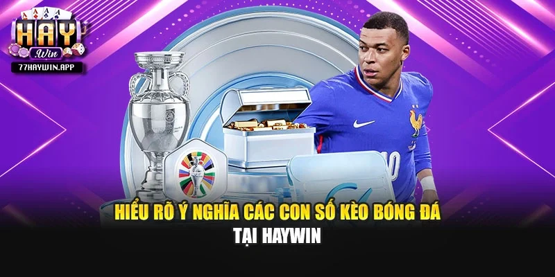 Hiểu rõ ý nghĩa các con số kèo bóng đá tại Haywin