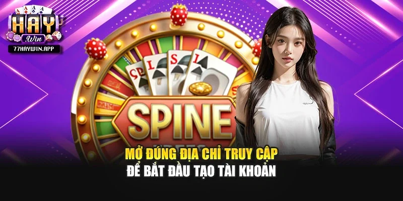Mở đúng địa chỉ truy cập để bắt đầu tạo tài khoản