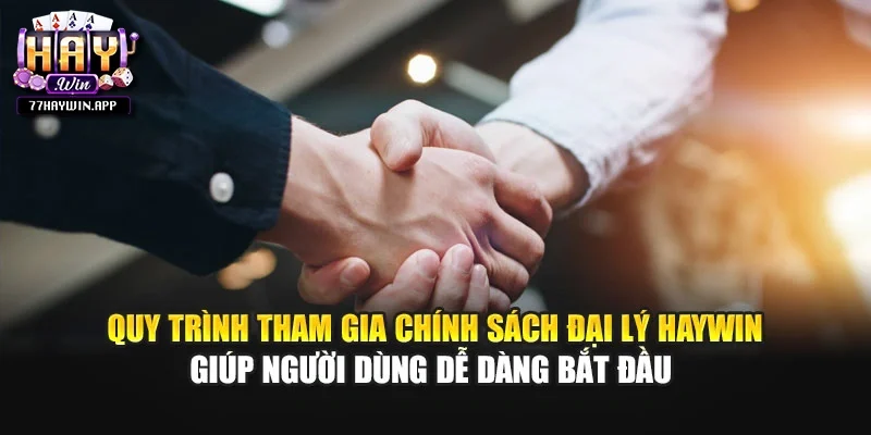 Quy trình tham gia chính sách đại lý Haywin giúp người dùng dễ dàng bắt đầu 