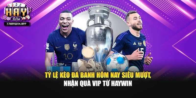Tỷ Lệ Kèo Đá Banh Hôm Nay Siêu Mượt, Nhận Quà Vip Từ Haywin