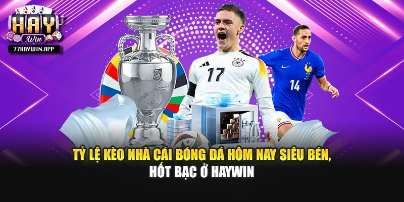 Tỷ Lệ Kèo Nhà Cái Bóng Đá Hôm Nay Siêu Bén, Hốt Bạc Ở Haywin